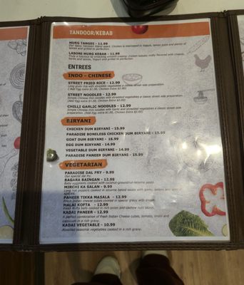 Menu photo 3 Paradise Biryani Pointe Fremont, CA