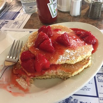 Commander Restaurant - Strawberry pancakes very good, service was quick. A nice place to stop for breakfast - Breakfast & Brunch Near Me - Munster, Indiana Commander Restaurant - Strawberry pancakes very good, service was quick. A nice place to stop for breakfast - Breakfast & Brunch Near Me - Munster, Indiana