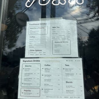 Yoka Tea - Menu - Coffee & Tea Near Me - Seattle, Washington Yoka Tea - Menu - Coffee & Tea Near Me - Seattle, Washington
