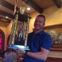 Sarasota Trophy & Awards - One of the Fantasy Football trophies Ken made for me... Presented to my brother
