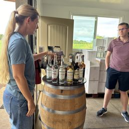 Owner describing their their different spirits Owner describing their their different spirits