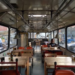 Café Pförtner - An excellent meal in an old bus. The back room of Cafe Pförtner is crafted from a hollowed out bus. An original place for a unique dinner.