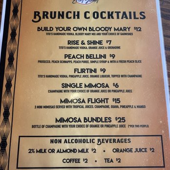 Double Take Bar & Grill - Cocktail menu. My guy had the Bloody Mary which included a meal in itself. I ordered a traditional mimosa and peach Bellini. Yum - Salad Near Me - Columbus, Ohio Double Take Bar & Grill - Cocktail menu. My guy had the Bloody Mary which included a meal in itself. I ordered a traditional mimosa and peach Bellini. Yum - Salad Near Me - Columbus, Ohio