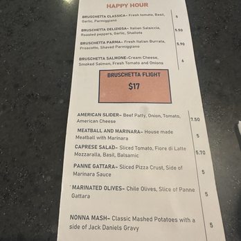 Gattara - Happy hour menu - Italian Near Me - Denver, Colorado