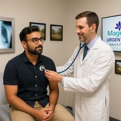 Magnolia Family Urgent Care - Provider and patient