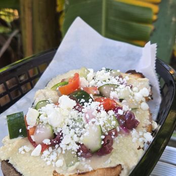 Da Green Coffee Bar - Greek toast. - Coffee & Tea Near Me - Kihei, Hawaii