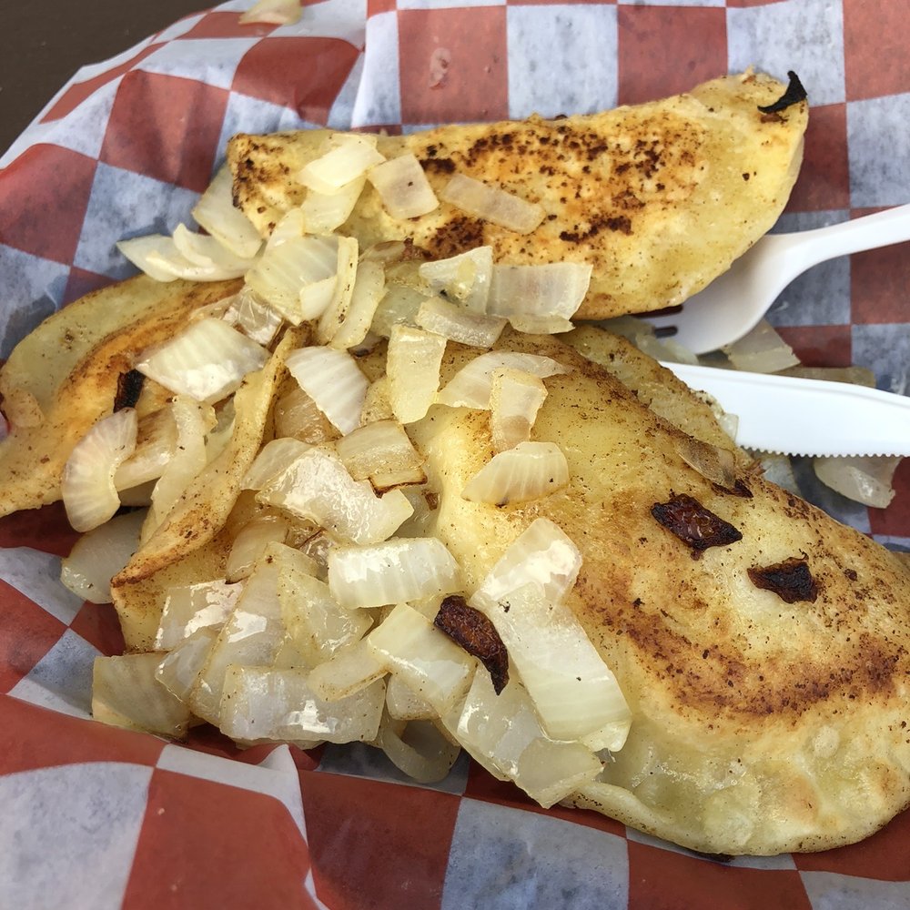 Never fry pierogi - they should be boiled and in butter and not crunchy onions Never fry pierogi - they should be boiled and in butter and not crunchy onions