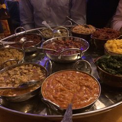 Kokeb Ethiopian Cuisine - Sharing platter of lamb, beef, chicken and vegetables for 4 people