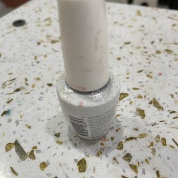Celebration Nails & Spa - Dirty bottle top, red discolorations from polish transfer - Nail Salons Near Me - Celebration, Florida Celebration Nails & Spa - Dirty bottle top, red discolorations from polish transfer - Nail Salons Near Me - Celebration, Florida