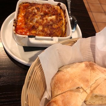 La Pasta - Meat lasagna and bread - Italian Near Me - Lynwood, California