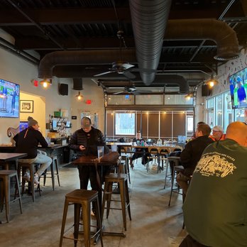 Somewhere in Particular Brewing - Seating and covered patio - Brewpubs Near Me - Columbus, Ohio