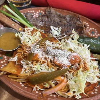 Rosa Madera - Enchiladas Rojas de papa/pollo---- - Mexican Near Me - Camarillo, California Rosa Madera - Enchiladas Rojas de papa/pollo---- - Mexican Near Me - Camarillo, California