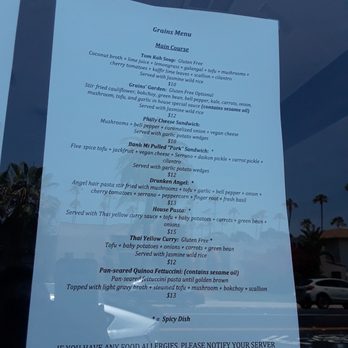 Grains - Vegan Near Me - San Diego, California