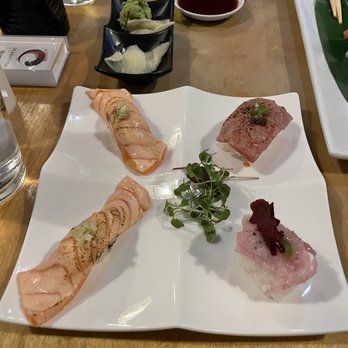 Seabutter - Lux Medley with double truffle salmon instead of scallop - Japanese Near Me - Beverly Hills, California Seabutter - Lux Medley with double truffle salmon instead of scallop - Japanese Near Me - Beverly Hills, California