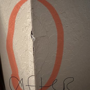 Dan Dan The Carpet Man - Damage done to wall by tech - Carpet Cleaning Near Me - Orlando, Florida Dan Dan The Carpet Man - Damage done to wall by tech - Carpet Cleaning Near Me - Orlando, Florida