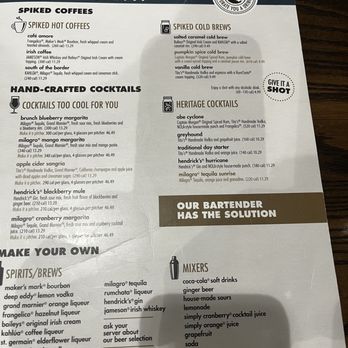 Another Broken Egg Cafe - Cocktail menu - American Near Me - Indianapolis, Indiana