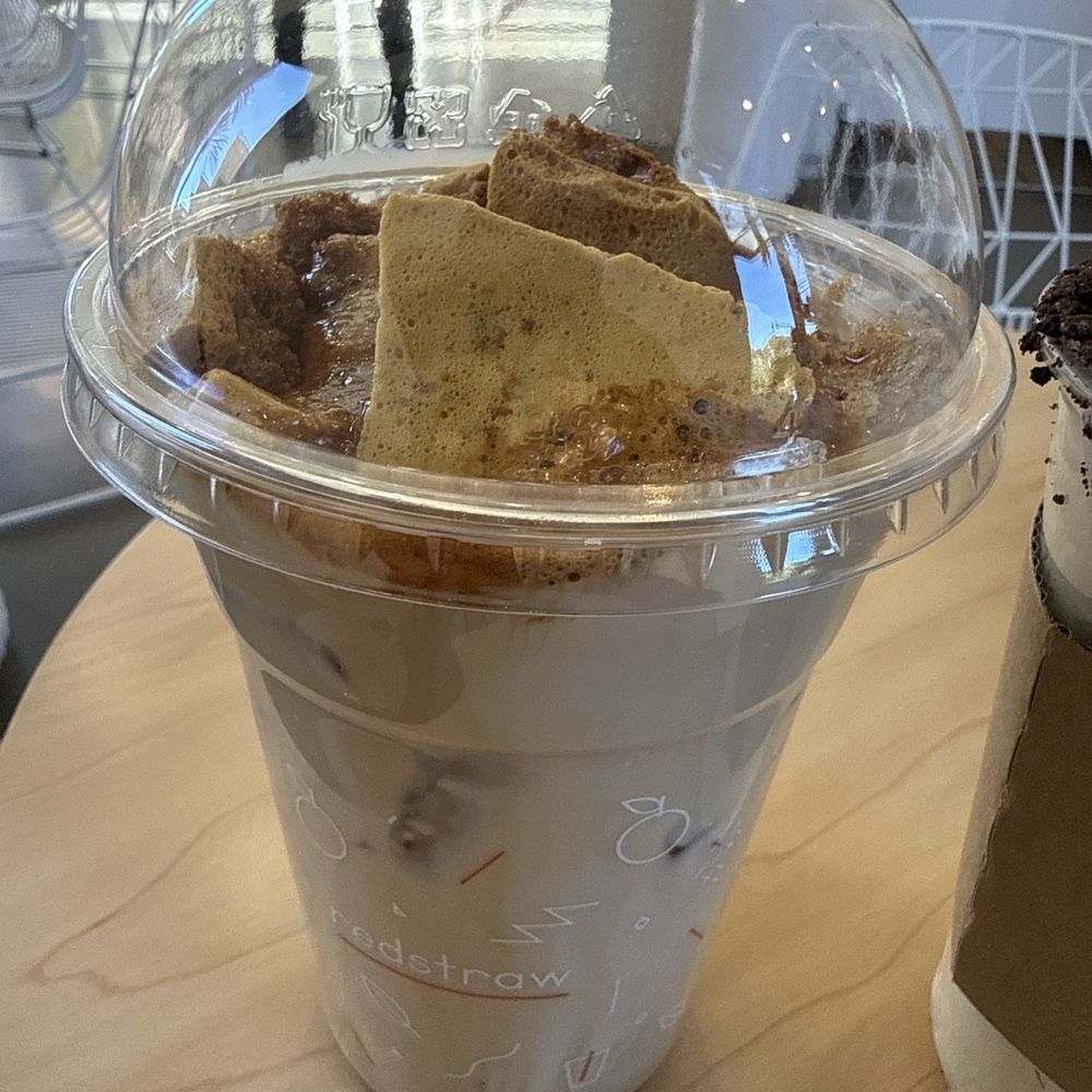 Dalgona cold brew coffee Dalgona cold brew coffee