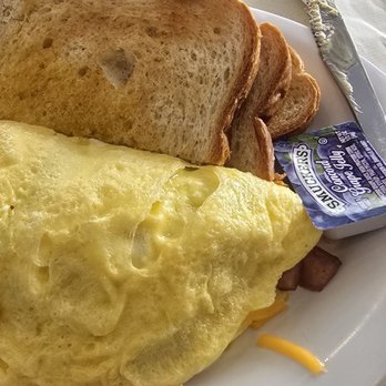 Pancakes & Waffles - spam and cheese omelet w/white toast - Breakfast & Brunch Near Me - Honolulu, Hawaii Pancakes & Waffles - spam and cheese omelet w/white toast - Breakfast & Brunch Near Me - Honolulu, Hawaii