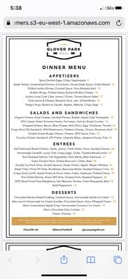 Menu photo 1 Glover Park Grill Washington, DC, DC