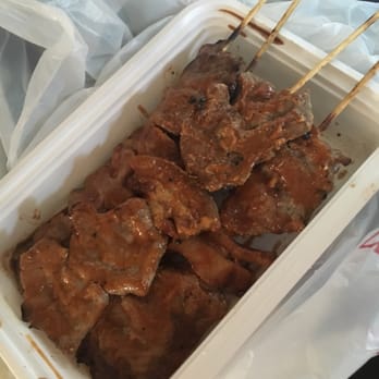 Manila Mart - BBQ pork skewers- came with five (one not pictured) - International Grocery Near Me - Doraville, Georgia