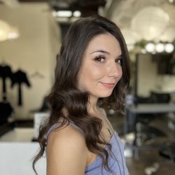 Six Zero Five Hair Salon - Warm cinnamon chocolate refreshing color glaze and haircut for women.