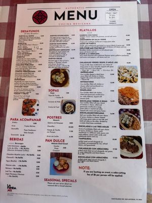Menu photo 1 La Fonda Mx. San Antonio, TX Menu photo 1 La Fonda Mx. San Antonio, TX