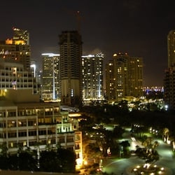 Mandarin Oriental, Miami - View from my room at night.