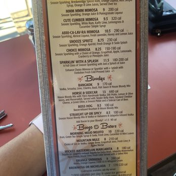 Snooze, an A.M. Eatery - Drinks! - Breakfast & Brunch Near Me - Orange, California Snooze, an A.M. Eatery - Drinks! - Breakfast & Brunch Near Me - Orange, California