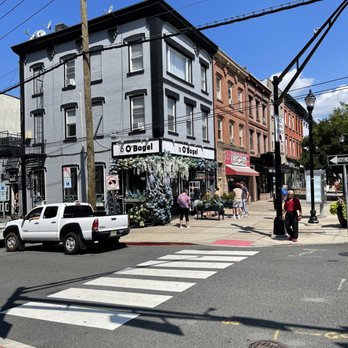 O'Bagel - View of restaurant from the street - Breakfast & Brunch Near Me - Hoboken, New Jersey