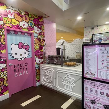 Hello Kitty Cafe - Front counter and menu - Themed Cafes Near Me - Las Vegas, Nevada