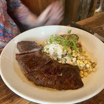 Monument Restaurant & Tavern - Seared Skirt Steak - Bars Near Me - Boston, Massachusetts