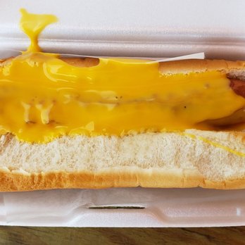 Hazel's Hot Dogs - Bacon dog with cheese - Hot Dogs Near Me - Saint Augustine, Florida