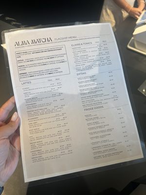 Menu photo 5 Alma Matcha FORT LAUDERDALE, FL