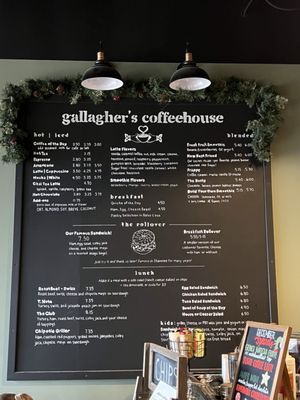 Menu photo 1 Gallagher’s Coffeehouse Shawnee, KS