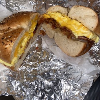 Forest Hills Express Cafe - BEC on Everything Bagel - Sandwiches Near Me - New York, New York