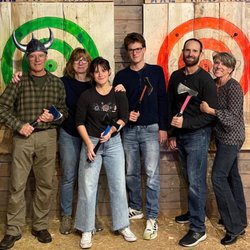 Electric City Axe Throwing - Parties on the standard targets!