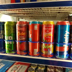 B&D's Creekside Groceries - Grabbing a few things, including tomato beer. :-D