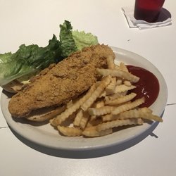 Minden Bowl Cafe - Catfish sandwich! Very good!