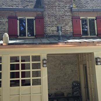 First Class Gutters - copper gutter installation - Gutter Services Near Me