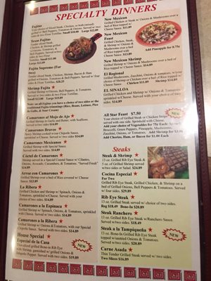 Menu photo 3 La Ribera Mexican Restaurant Greenville, NC Menu photo 3 La Ribera Mexican Restaurant Greenville, NC