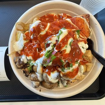 Boltiful Fresh Kitchen - Roasted Salmon Bowl w/ a lot of sauce HAHA - New American Near Me - San Jose, California