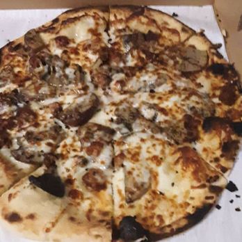 Rolling Oven - (Reg.) Potato, chorizo and mozz pizza - Food Trucks Near Me - Lexington, Kentucky