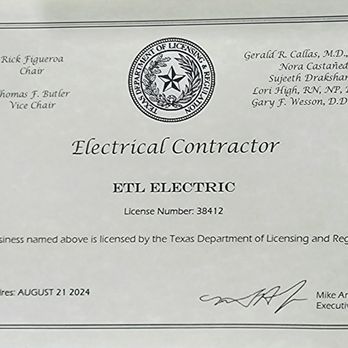 ETL Electric - Electricians Near Me - Azle, Texas