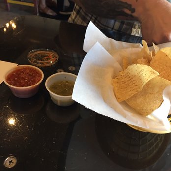 Boca Taqueria - An order of chips and salsa...... yes little cups of salsa - Mexican Near Me - Gilbert, Arizona