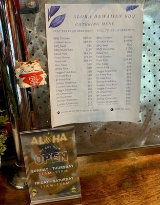 Menu photo 2 Aloha Hawaiian BBQ Flagstaff, AZ