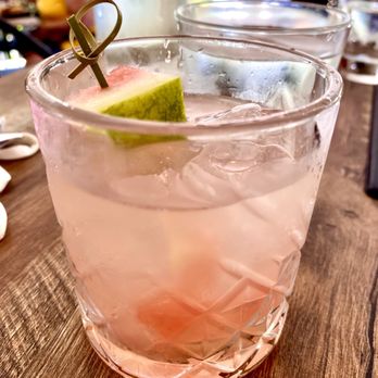 NWB Next Whiskey Bar Plainfield - Pink cocktail with watermelon. Nice! - American Near Me - Plainfield, Illinois