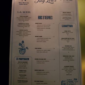 Tiny Lou's - Menu - French Near Me - Atlanta, Georgia