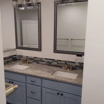 MitchCo Roofing and Remodeling - wo sinks in a bathroom - General Contractors Near Me - Oklahoma City, Oklahoma MitchCo Roofing and Remodeling - wo sinks in a bathroom - General Contractors Near Me - Oklahoma City, Oklahoma