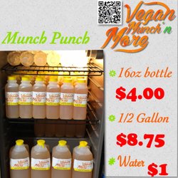 Munch Punch is made with fresh lemons, ginger and agave