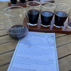 Hallcrest Vineyards - Tasting menu